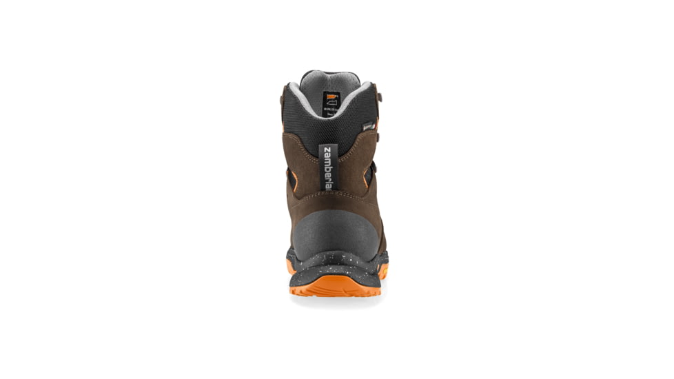 Zamberlan Thunder Pro GTX Hiking Shoes - Men's, PFAS-Free, Dark Brown/Orange, 8, 1210ZBOM-42-8