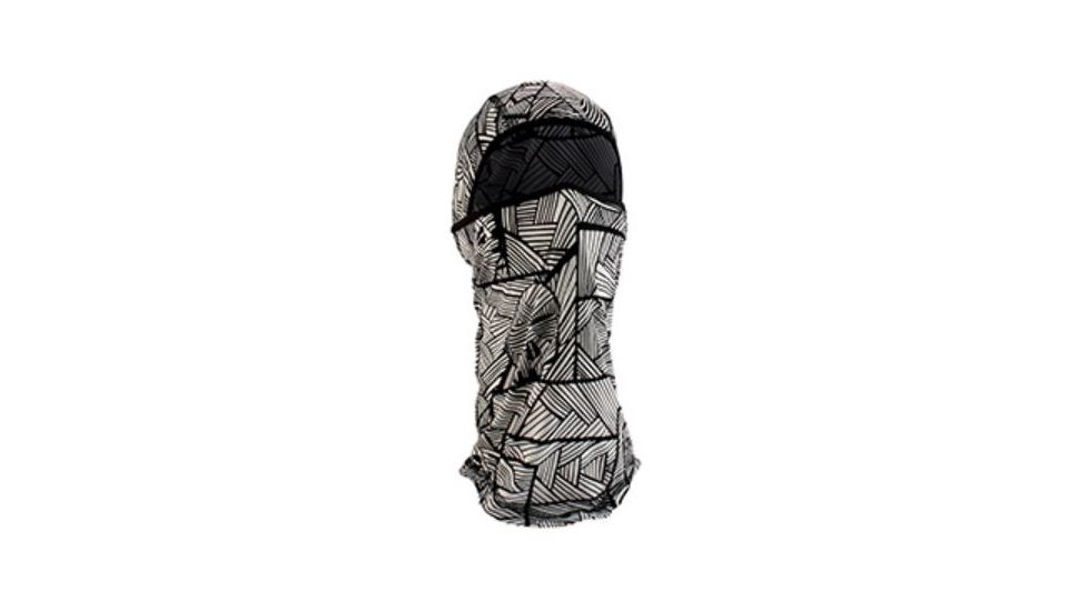 Zan Headgear Balaclava MicroLUX Convertible Headwear, Geometric Skull WB2001