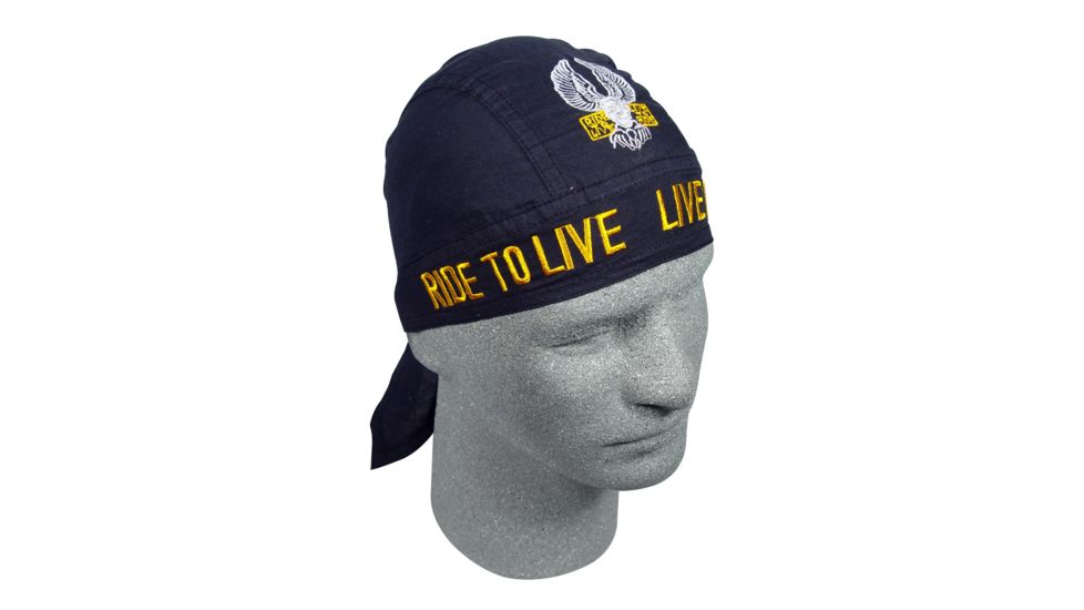 Zan Headgear Flydanna Embroidered Ride to Live Z192