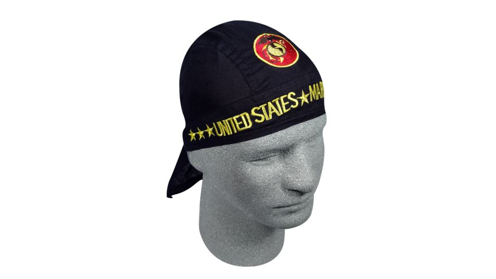 Zan Headgear Flydanna Embroidered U.S. Marine Corps Z196