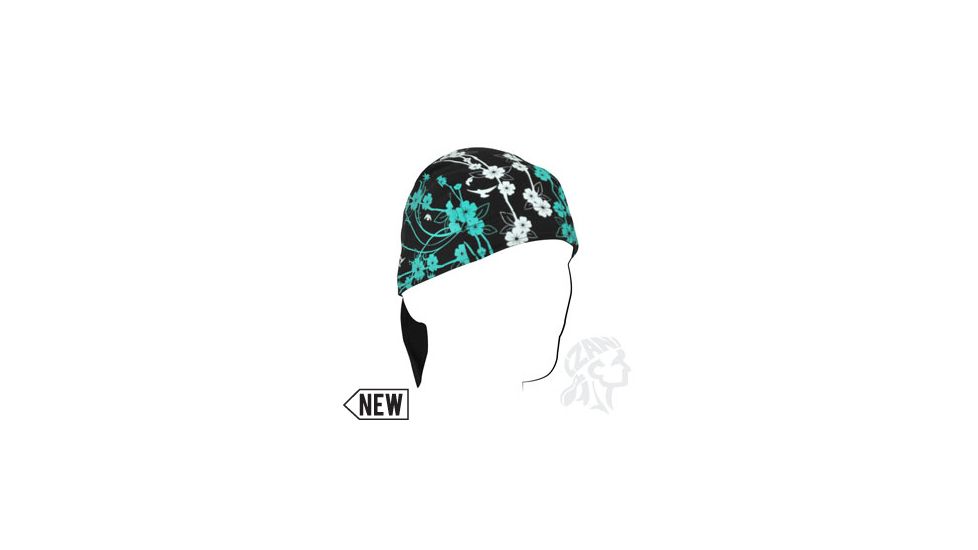 Zan Headgear Flydanna Headwear Bamboo-Cotton, Flowers ZB003