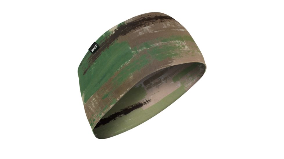 Zan Headgear Headband, Brushed Elastane, Multi Brushed Camo, HBL128
