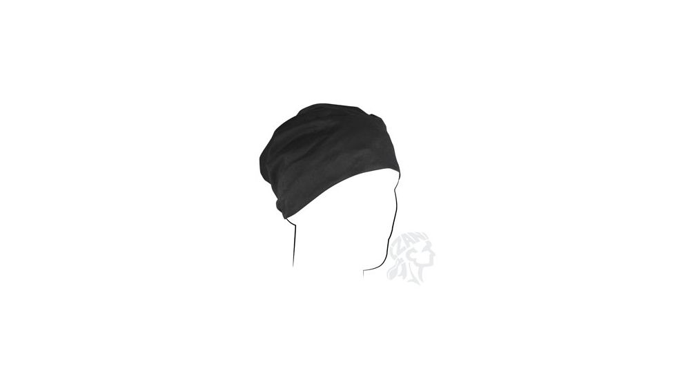 Zan Headgear Headwrap, Cotton, Black HBHH114
