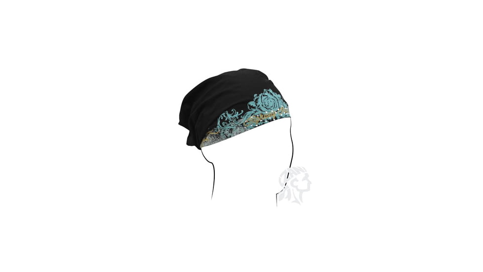 Zan Headgear Headwrap, Cotton, Highway Honey, Metallic Rose HBHH04