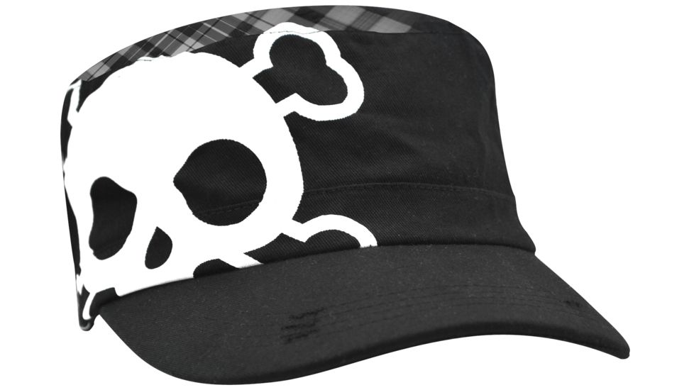 Zan Headgear Highway Honey Series Cap, Skully Plaid CPHH08
