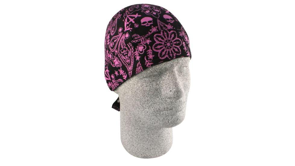 Zan Headgear Highway Honey Series Flydanna Purple Paisley ZHH14