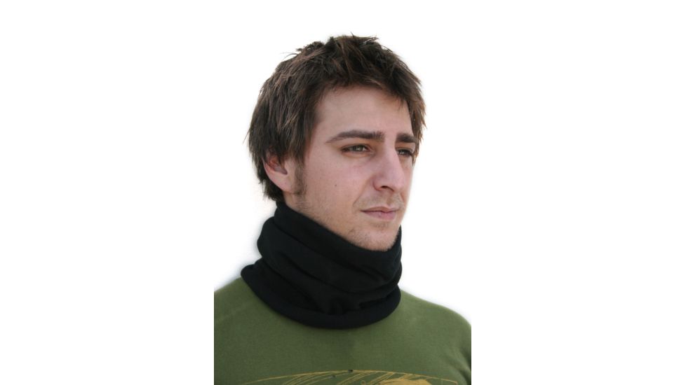 Zan Headgear Microfleece Neck Warmer Black WFMFN114