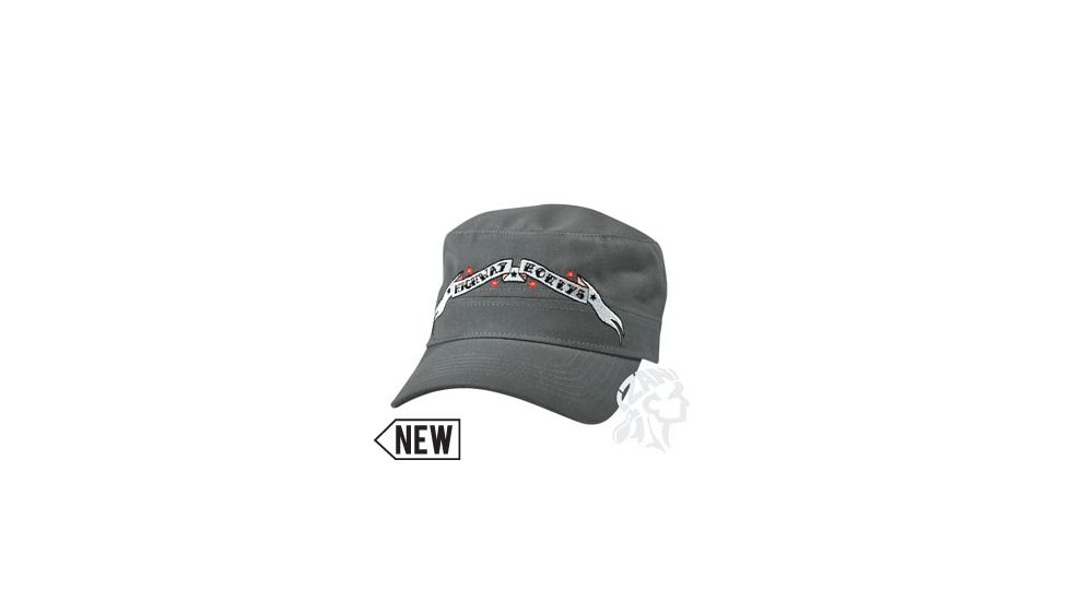 Zan Headgear Military Cap, Highway Honey, Banner, Grey CPHH11