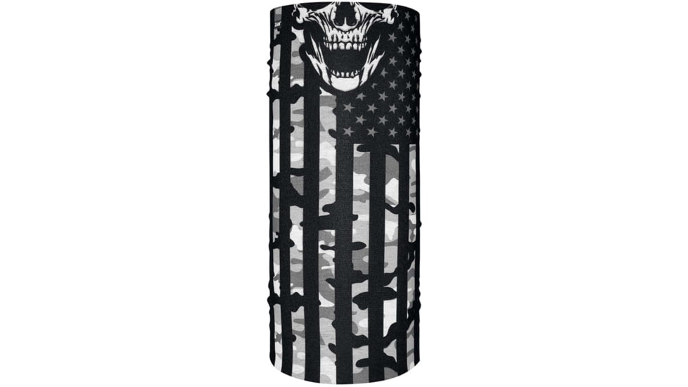 Zan Headgear Polyester Motley Tube, Urban Camo Flag, Polyester, T462