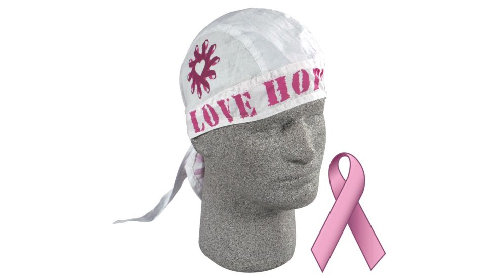 Zan Headgear Pink Ribbon Breast Cancer Love Hope Live Flydanna ZBC04