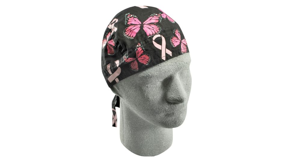 Zan Headgear Pink Ribbon Butterflies Flydanna ZBC07