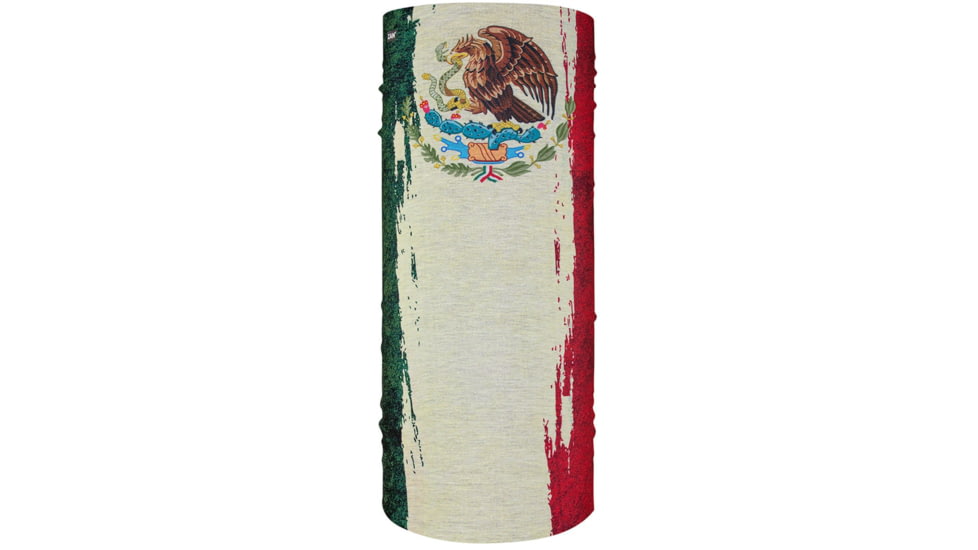 Zan Headgear Polyester Motley Tube, Mexican Flag, T464