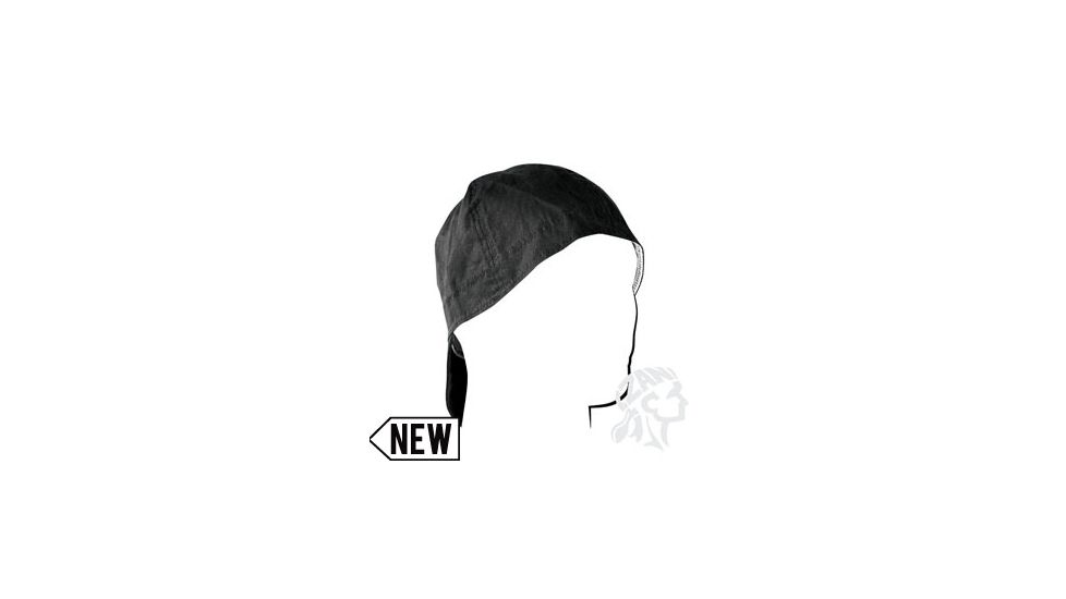 Zan Headgear Welders Cap, Cotton, Black, Size 7.5 CPW114L