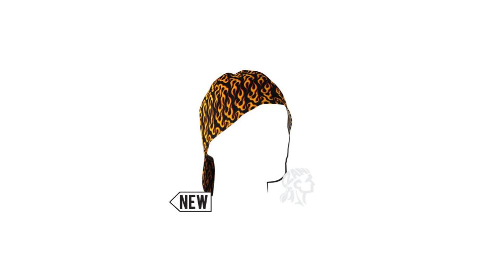 Zan Headgear Welders Cap, Cotton, Flames, Size 7.5 CPW460L