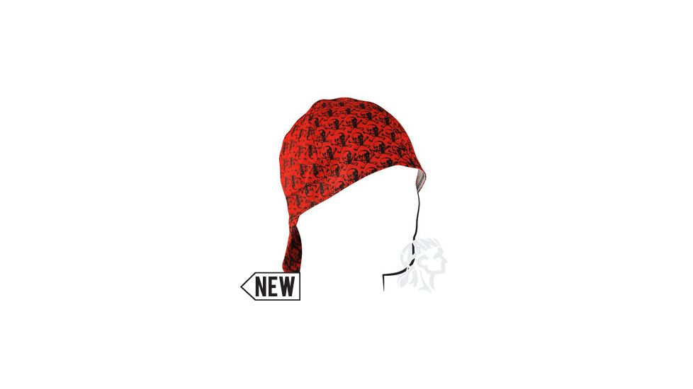 Zan Headgear Welders Cap, Cotton, Skull Pattern, Size 7.5 CPW596L