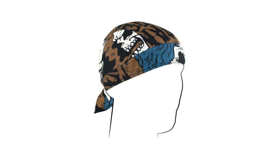 Zan Headgear Welders Cap, Cotton, Squadron, Size 7.50, Multi, One Size Fits Most CPW255L