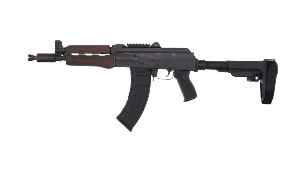 Zastava Arms USA ZPAP92 Semi Auto Pistol with Top Rail, 7.62X39, 10 in Barrel