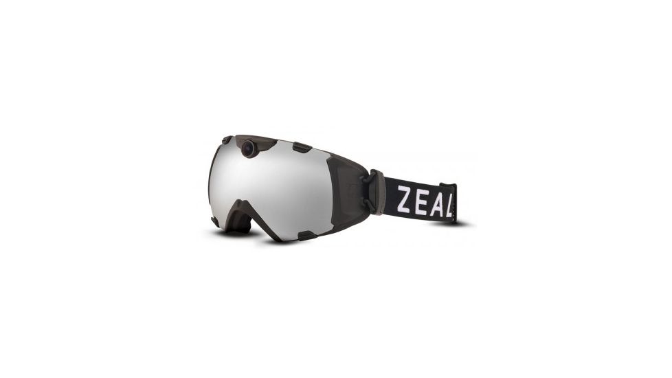 Zeal Optics Base Goggles, Black, Metal Mirror Lens 10458
