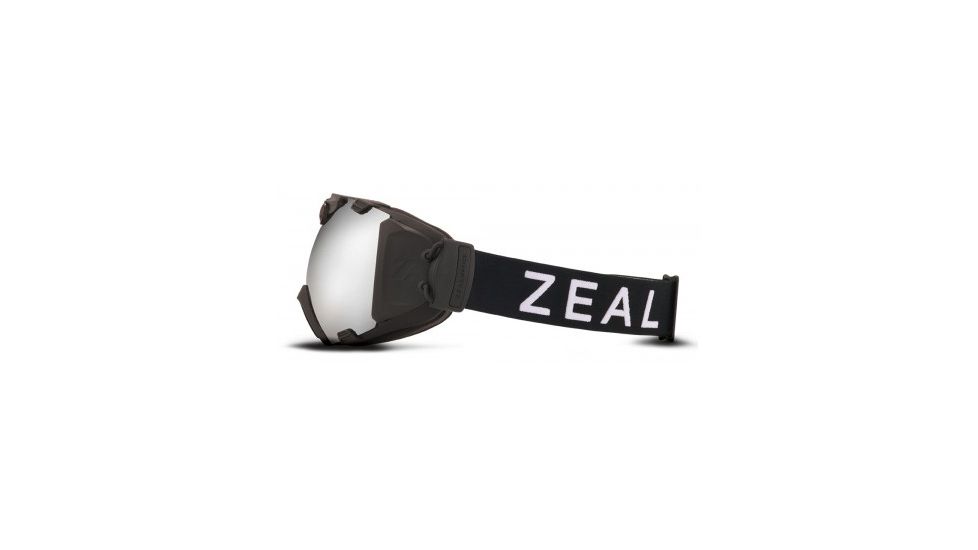 Zeal Optics Base Goggles, Black, Metal Mirror Lens 10458