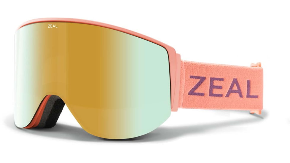 Zeal Optics Beacon Goggles, Coral/Alchemy Mirror, Medium, 12081