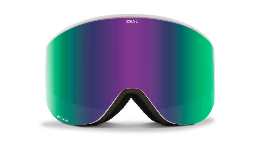 Zeal Optics Beacon Goggles, Jade Mirror Lens, Fog Frame, Medium, 11897