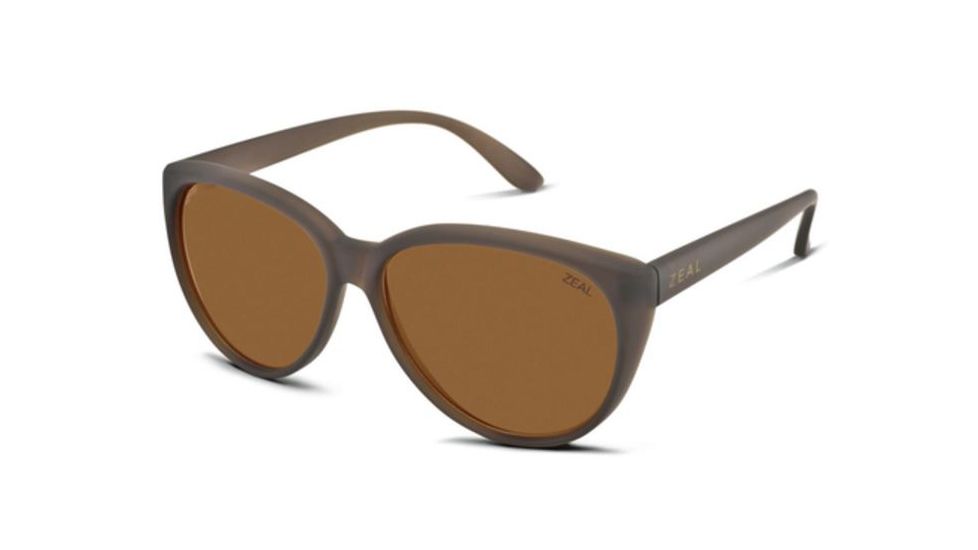 Zeal Optics Dakota Sunglasses, Bombay Brown Frame, Polarized Copper Lens, Polarized, 10889