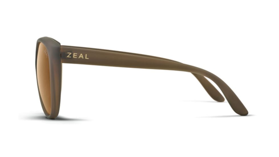 Zeal Optics Dakota Sunglasses, Bombay Brown Frame, Polarized Copper Lens, Polarized, 10889
