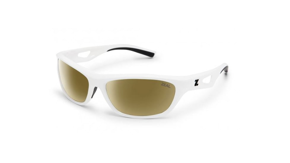 Zeal Optics Emerge Sunglasses-White-Copper with Gold Mirror