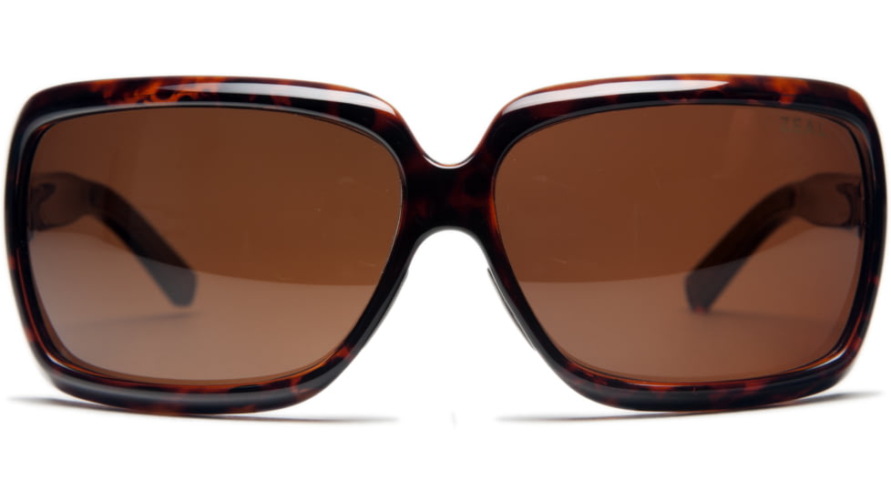 Zeal Optics Felicity Womens Sunglasses, Demi Tortoise Frame and Polarized Copper Lens 10026