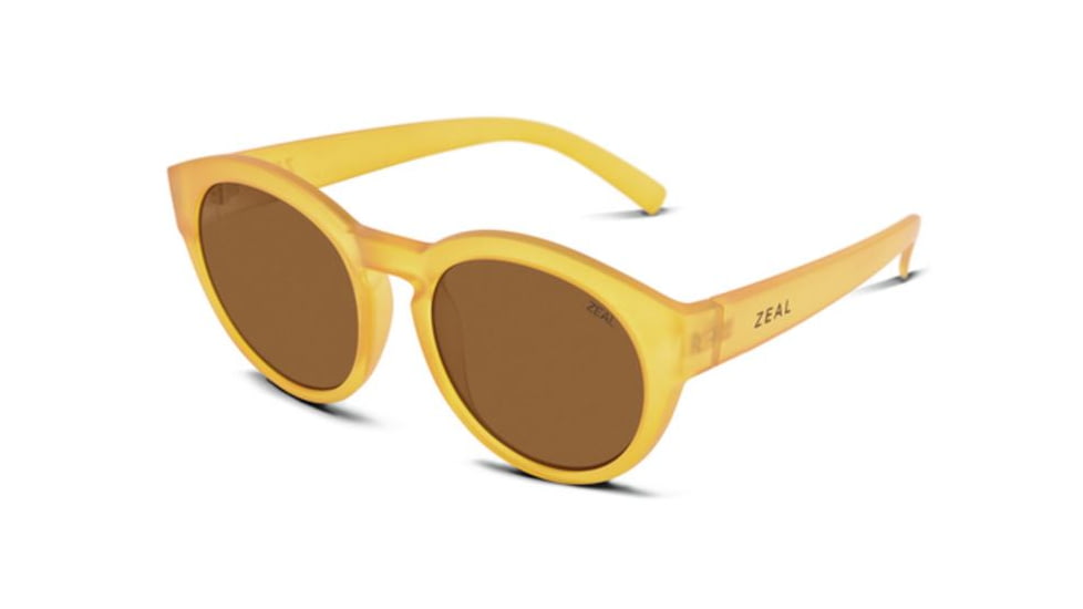 Zeal Optics Fleetwood Sunglasses, Rye Honey Frame, Polarized Copper Lens, Polarized, 10875