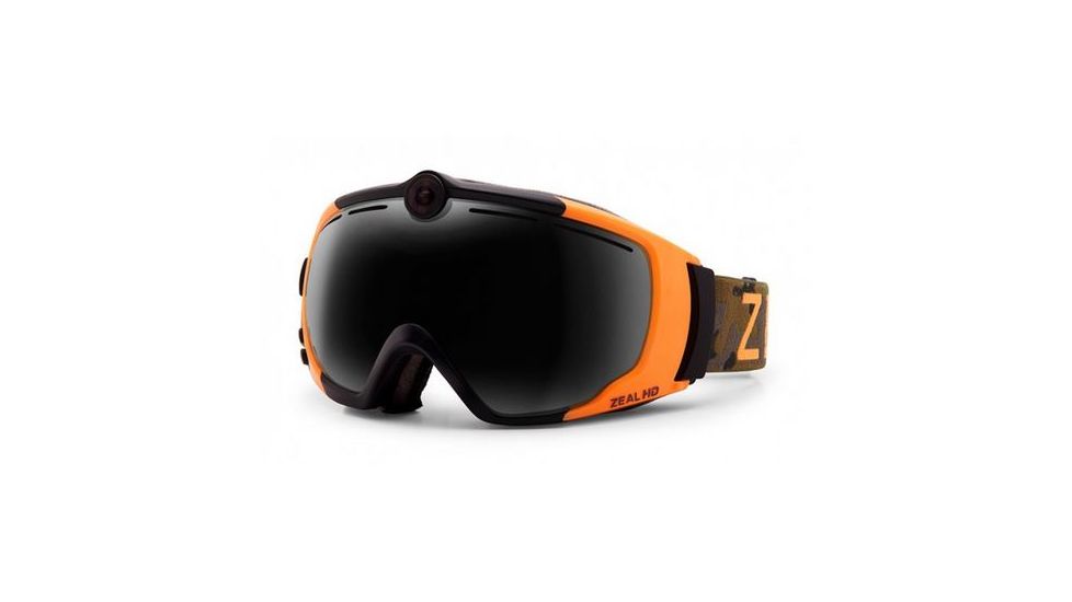 Zeal Optics HD2 Goggles,Blaze Camo Frame,Dark Grey Lens 10988