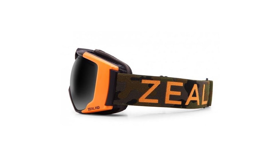 Zeal Optics HD2 Goggles,Blaze Camo Frame,Dark Grey Lens 10988