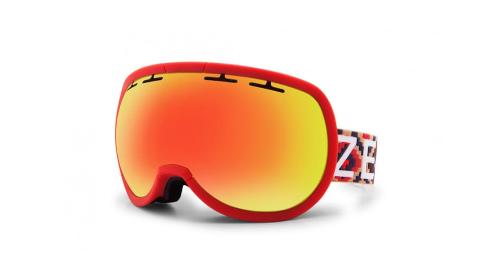 Zeal Optics Level Goggles,Foxfire Frame,Phoenix Mirror Lens 10784