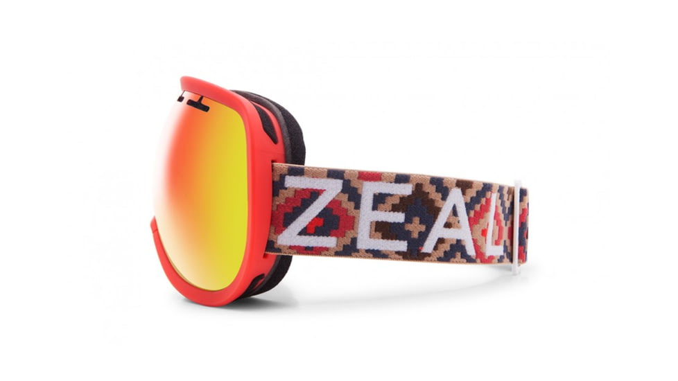 Zeal Optics Level Goggles,Foxfire Frame,Phoenix Mirror Lens 10784