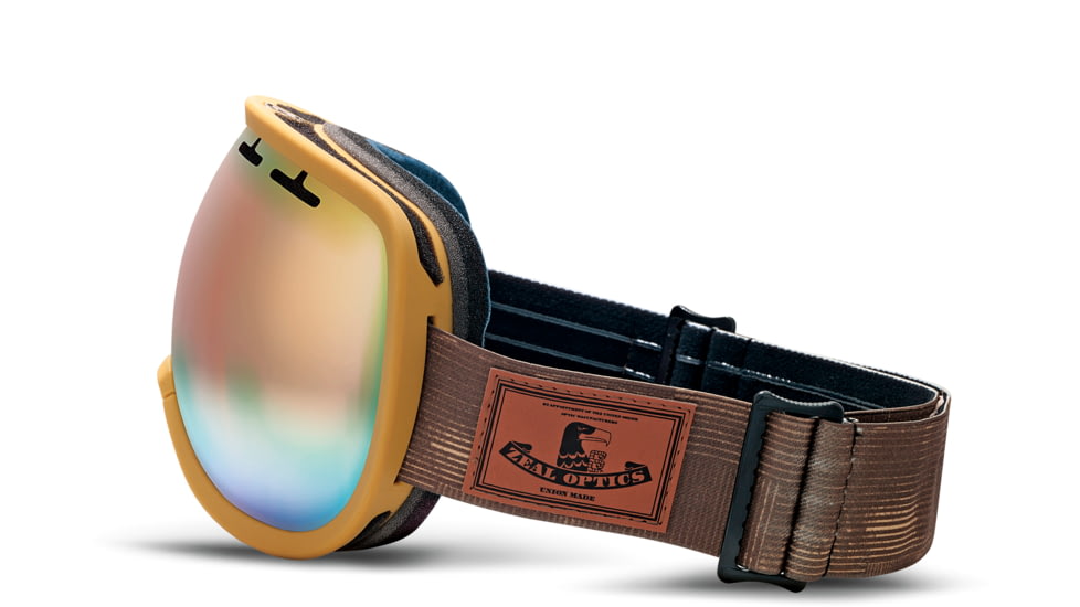 Zeal Optics Level Ski Goggles, MADE Wood Frame and Alchemy Mirror Optimum Lens 10269