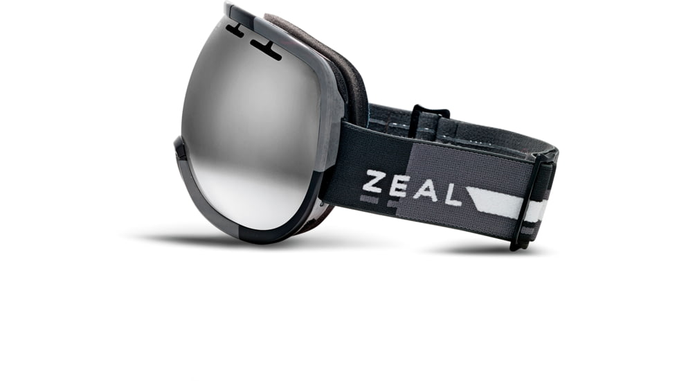 Zeal Optics Level Ski Goggles, Supply Black Frame and Metal Mirror Optimum Lens 10266