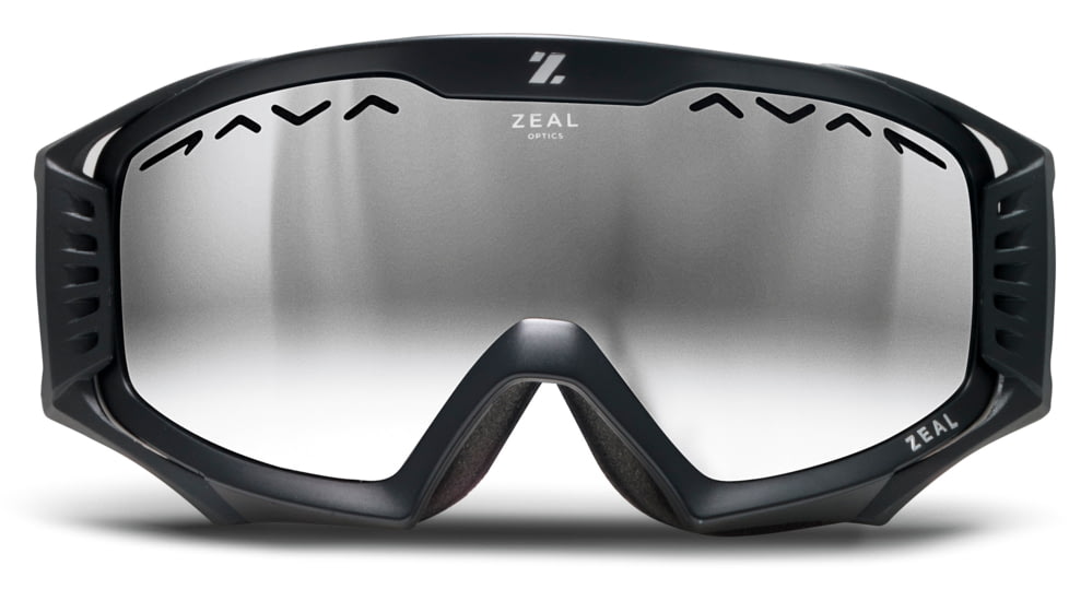 Zeal Optics Outpost Ski Goggles, Dark Black Frame and Polarized Gunmetal Optimum Lens 10340
