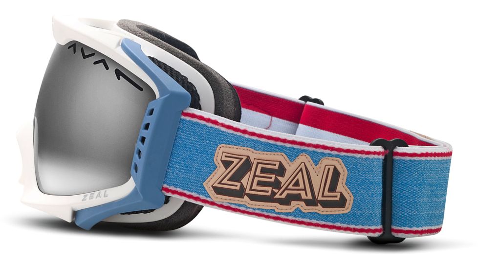 Zeal Optics Outpost Ski Goggles, Rucksack Americana Frame and Polarized Gunmetal Optimum Lens 10227