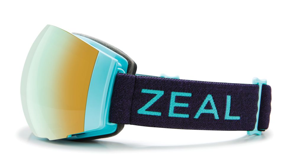 Zeal Optics Portal Goggle, Alchemy Mirror/Sky Blue Mirror Lens, Purple Haze, 11497