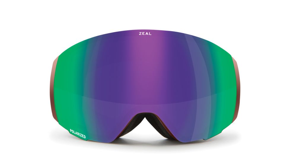 Zeal Optics Portal Goggle, Polarized Jade Mirror/Sky Blue Mirror Lens, Maroon Bells, 11496