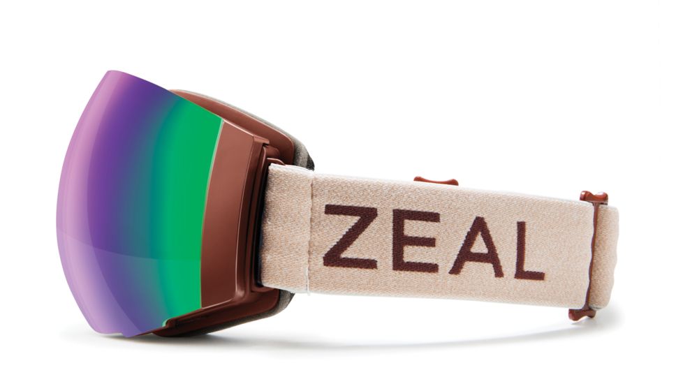 Zeal Optics Portal Goggle, Polarized Jade Mirror/Sky Blue Mirror Lens, Maroon Bells, 11496