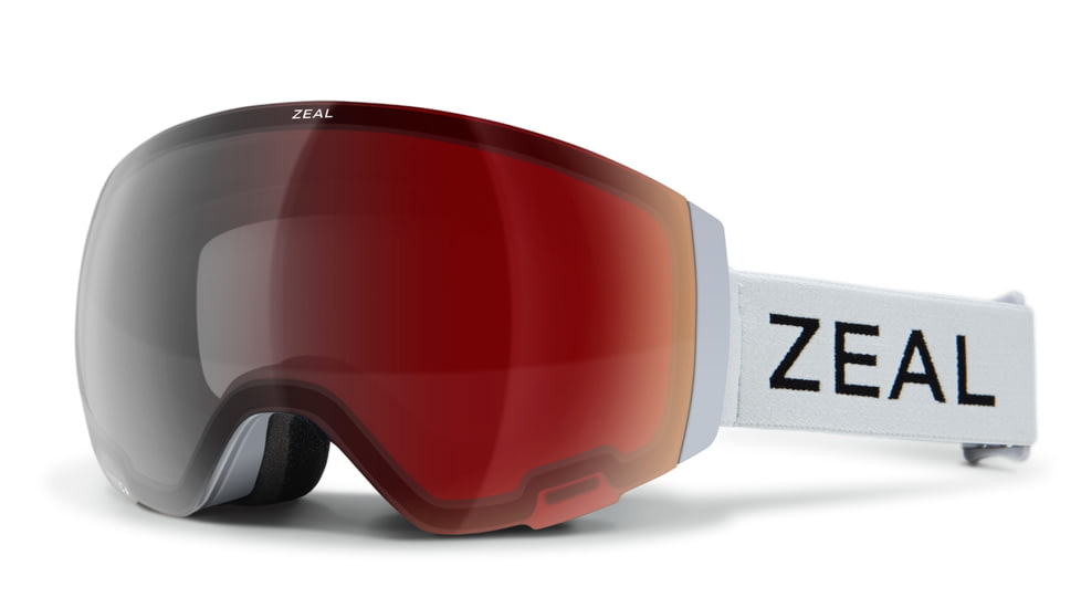 Zeal Optics Portal Goggles, Automatic/GB/Sky Blue Mirror Lens, Fog Frame, Medium, 11913