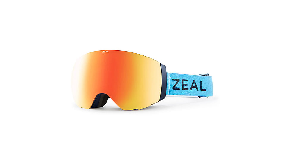 Zeal Optics Portal Goggles, Azure Frame, Phoenix Mirror/Sky Blue Mirror Lens, 11330