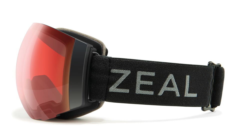 Zeal Optics Portal Goggles, Dark Night Frame, Automatic Rose-Base Polarized w/ Sky Blue Mirror Lens, Medium, 11493