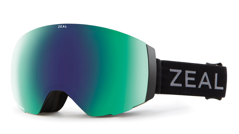Zeal Optics Portal Goggles, Dark Night Frame, Polarized Jade w/ Sky Blue Mirror Lens, Medium, 11379