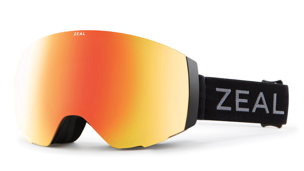 Zeal Optics Portal Goggles, Dark Night Frame, Polarized Phoenix Mirror/Sky Blue Mirror Lens, Medium, 11378