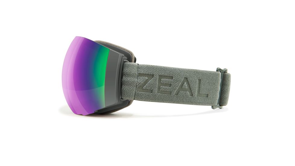 Zeal Optics Portal Goggles, Greybird Frame, Polarized Jade w/ Sky Blue Mirror Lens, 11605