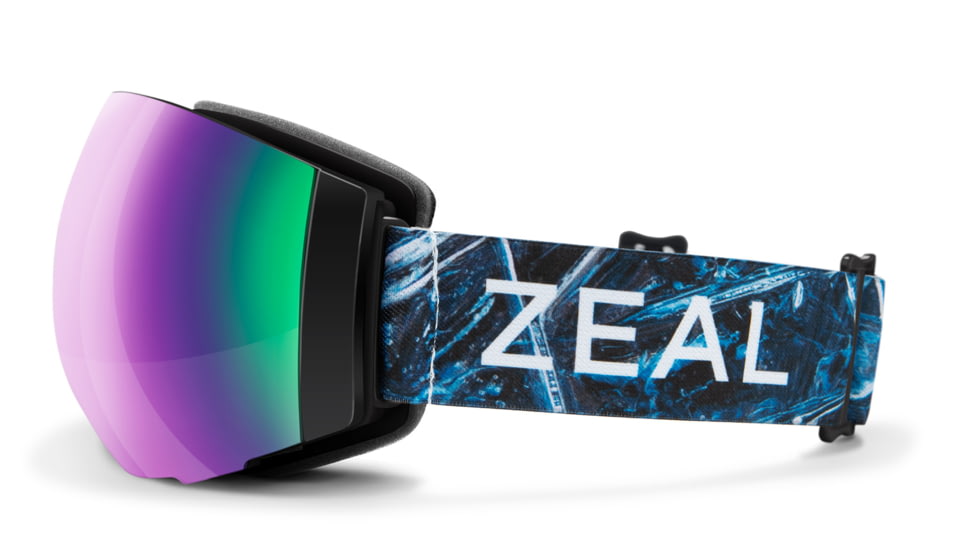 Zeal Optics Portal Goggles, Jade Mirror w/ Sky Blue Mirror Lens, Arctic Frame, Medium, 11917