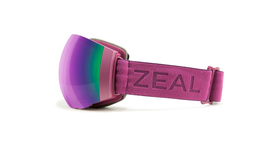 Zeal Optics Portal Goggles, Plum Frame, Jade Mirror w/ Sky Blue Mirror Lens, 11608