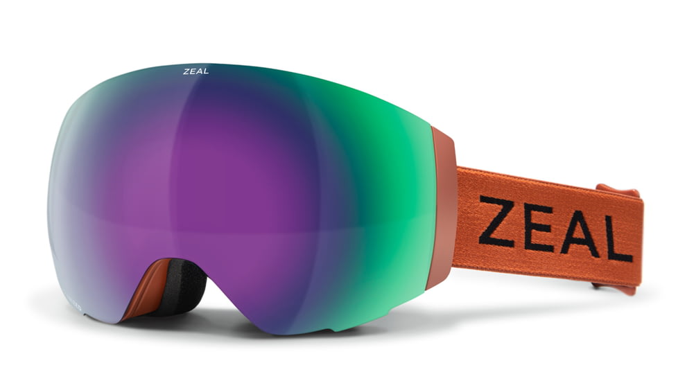 Zeal Optics Portal Goggles, Polarized Jade w/ Sky Blue Mirror Lens, Sandstone Frame, Medium, 11916